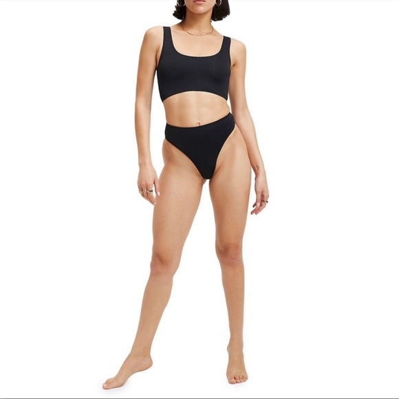 Good American Good Waist Bikini Bottom Size Medium - Picture 2 of 5